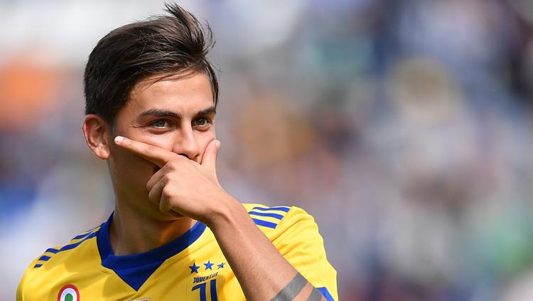 Paulo Dybala cetak hattrick pada laga melawan Sassuolo. Copyright: INDOSPORT