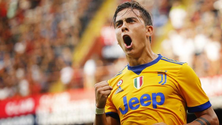 Paulo Dybala cetak hattrick pada laga melawan Sassuolo. Copyright: INDOSPORT