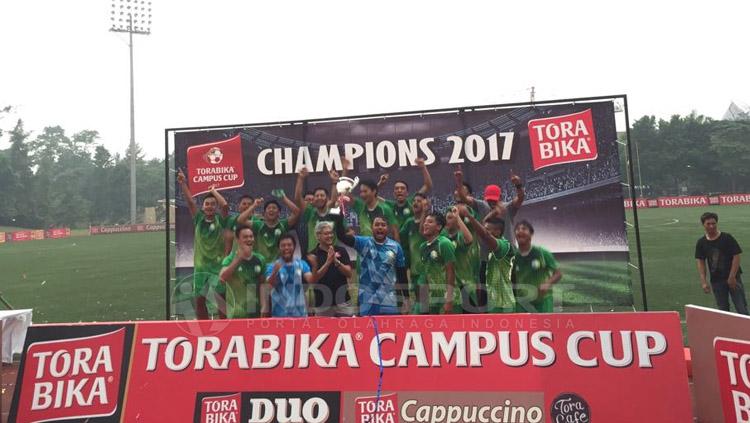 PS Perbanas juarai turnamen antar kampus Regional DKI Jakarta. Copyright: Muhammad Adiyaksa/INDOSPORT