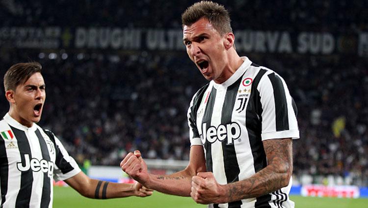 Mario Mandzukic, striker Juventus. - INDOSPORT