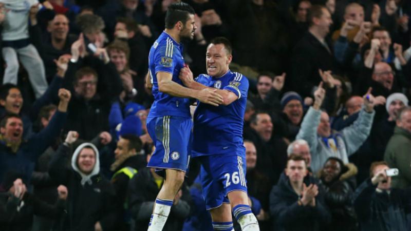 Diego Costa dan John Terry, saat masih bekerja sama di Chelsea. Copyright: INDOSPORT