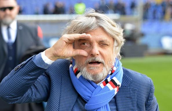 Massimo Ferrero, Presiden Sampdoria. Copyright: INDOSPORT