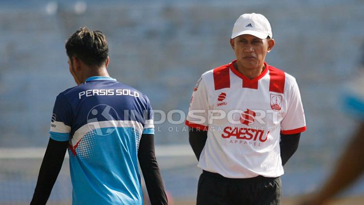 Pelatih Persis Solo, Widiyantoro. Copyright: Ghozi El Fitra/INDOSPORT