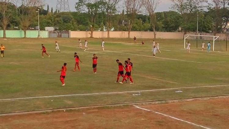 Situasi pertandingan PSMP Mojokerto melawan Madura FC. Copyright: psmpmojokerto