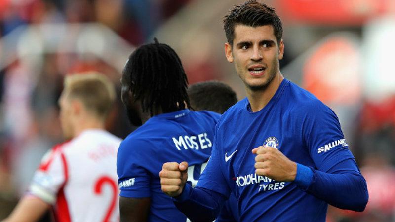 Alvaro Morata, striker Chelsea. Copyright: INDOSPORT