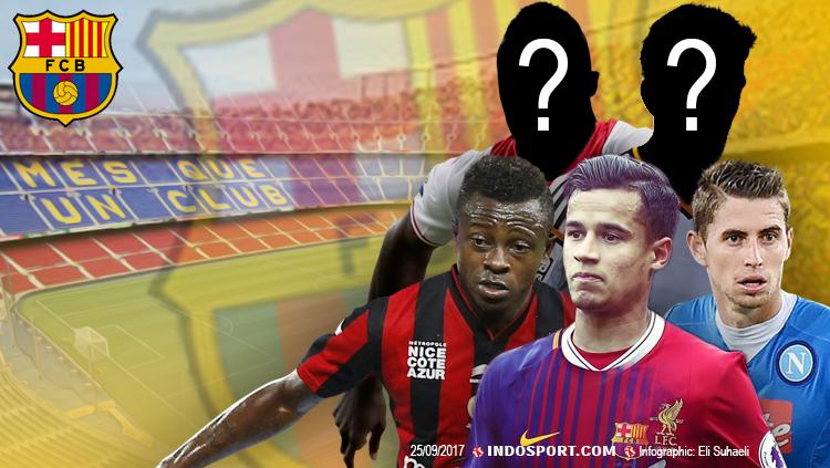 5 Pemain yang harus dibeli Barcelona pada bulan Januari mendatang. - INDOSPORT