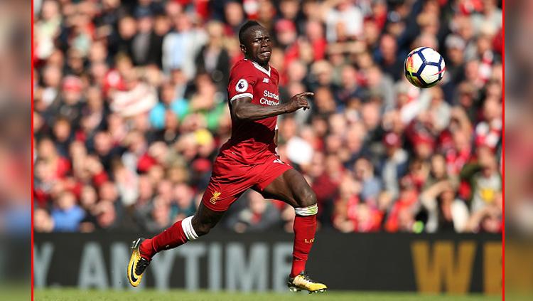 Sadio Mane, pemain bintang Liverpool. Copyright: INDOSPORT