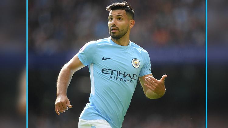 Sergio Aguero, penyerang utama Man City. Copyright: INDOSPORT