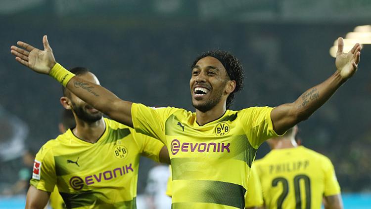 Pierre-Emerick Aubameyang, striker Borussia Dortmund. Copyright: INDOSPORT