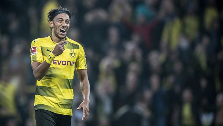 Pierre-Emerick Aubameyang, striker Borussia Dortmund. Copyright: INDOSPORT
