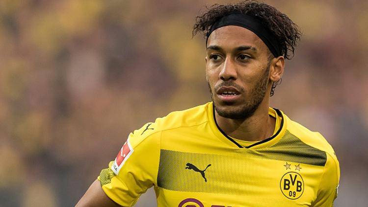 Pierre-Emerick Aubameyang, striker Borussia Dortmund. Copyright: INDOSPORT