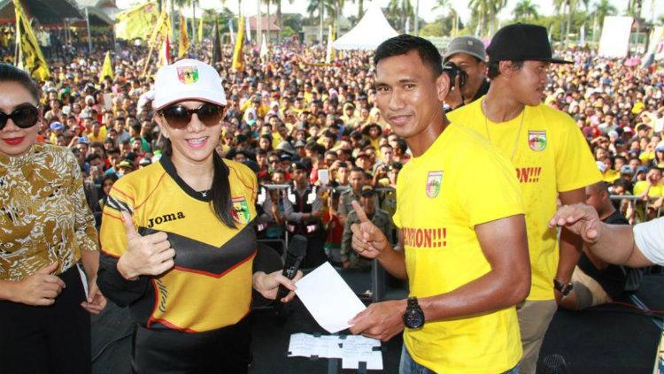 Rita Widy Asari di MItra Kukar FC Copyright: Klik Tenggarong