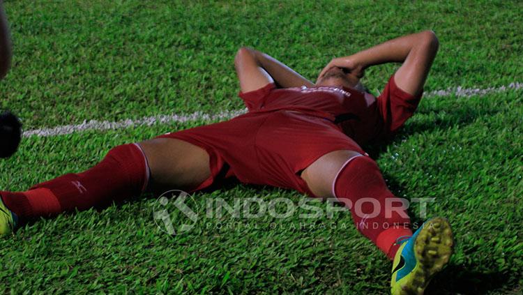 Penyesalan Cassio de Jesus usai Semen Padang takluk dari Barito Putera. Copyright: INDOSPORT/Taufik Hidayat