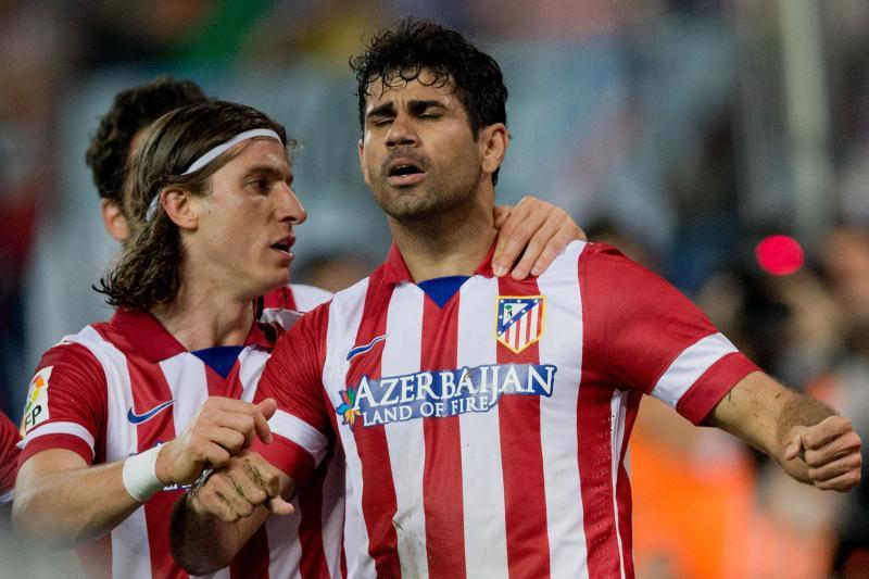 Diego Costa berseragam Atletico Madrid. Copyright: Getty Images