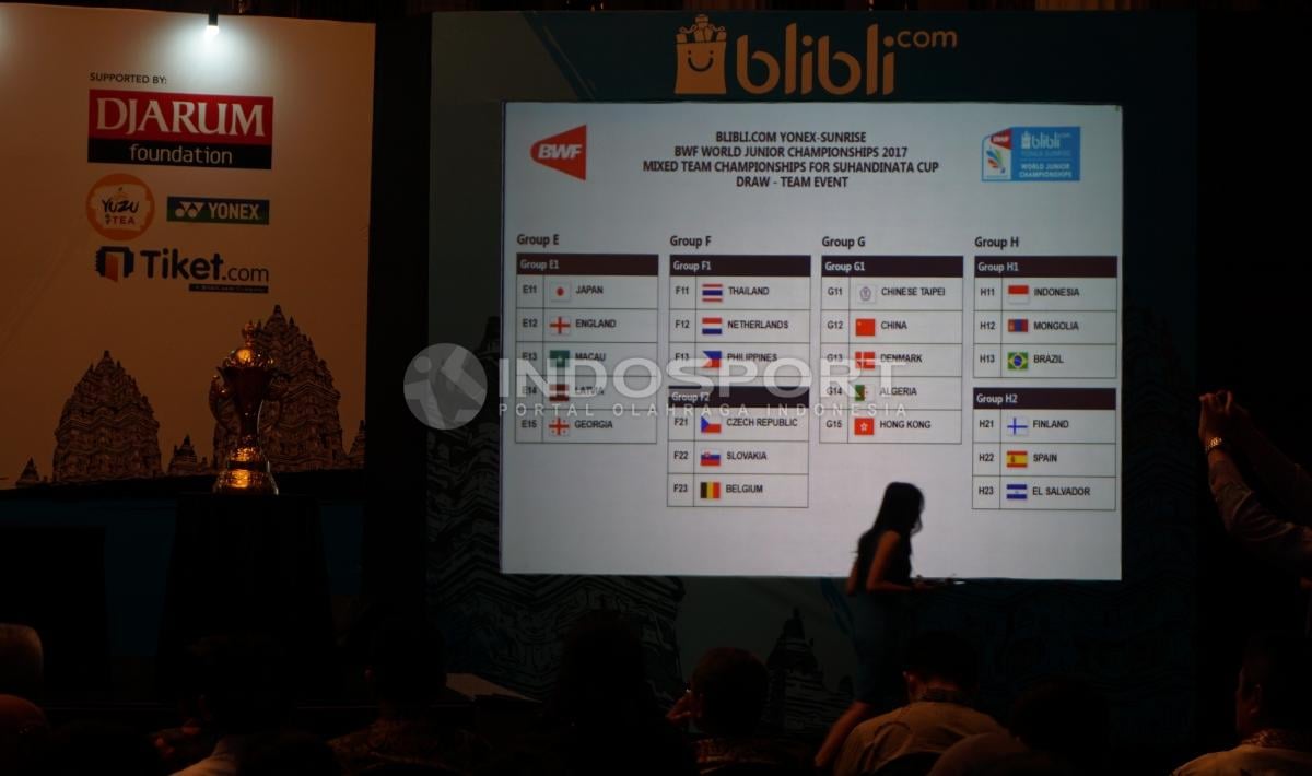 Indonesia berada di grup H1 bersama dengan Mongolia dan Brasil.