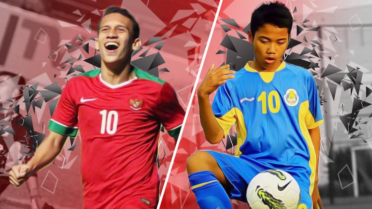 Andri Syahputra (kanan) dan Egy Maulana Vikri.