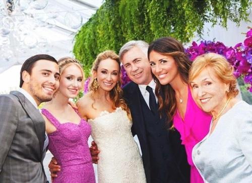 Carlo Ancelotti Family. Copyright: Internet