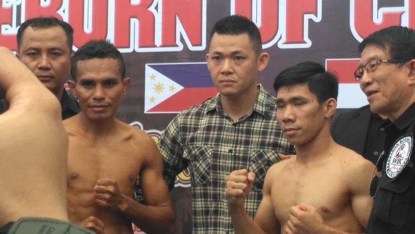 Preskon Tibo Monabesa vs Crison Omayo.