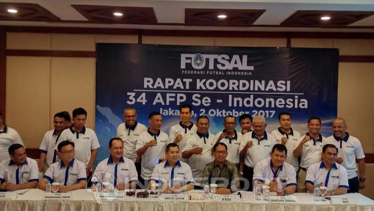 Hary Tanoesoedibjo saat menghadiri Rapat Koordinasi AFP. Copyright: INDOSPORT/Zainal Hasan