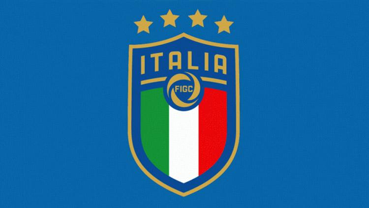 Logo baru sepak bola Italia.