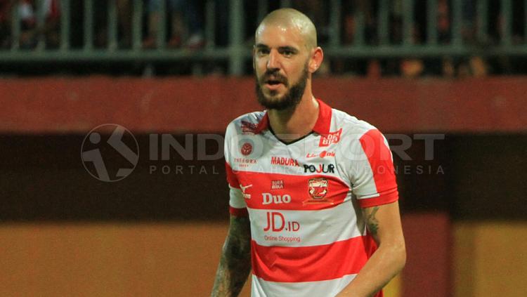Dane Milovanovic, mantan pemain Madura United.