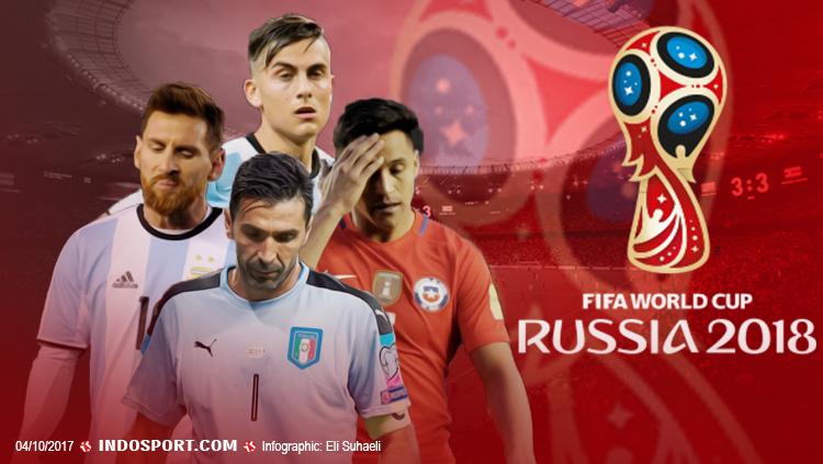 Pemain bintang yang terancam absen Piala Dunia 2018.
