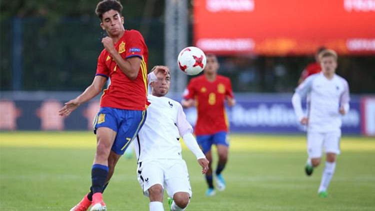 Pemain muda Valencia Mestalla, Ferran Torres. Copyright: dailymail.co.uk