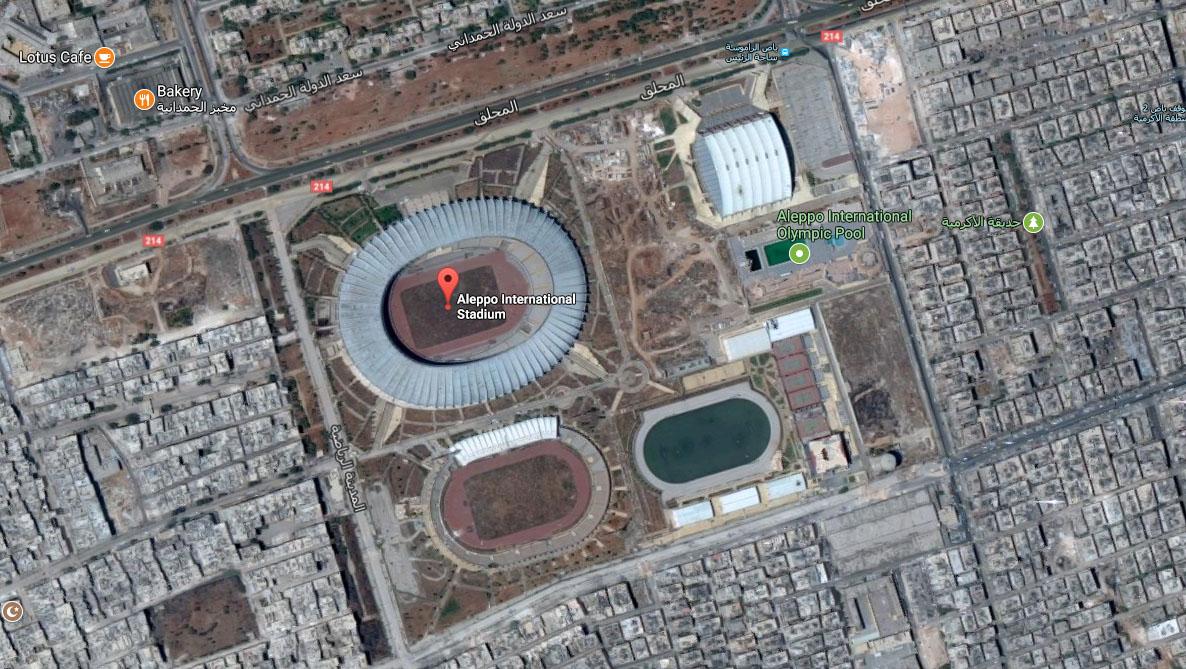 Stadion Aleppo International Copyright: Google Maps