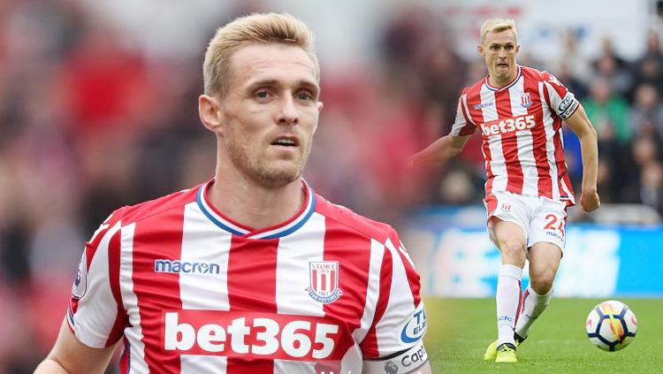 Gelandang Stoke City, Darren Fletcher. Copyright: INDOSPORT