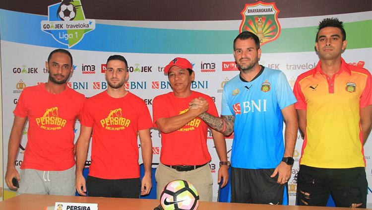 Bhayangkara FC vs Persiba. Copyright: Teddy Rumengan/INDOSPORT