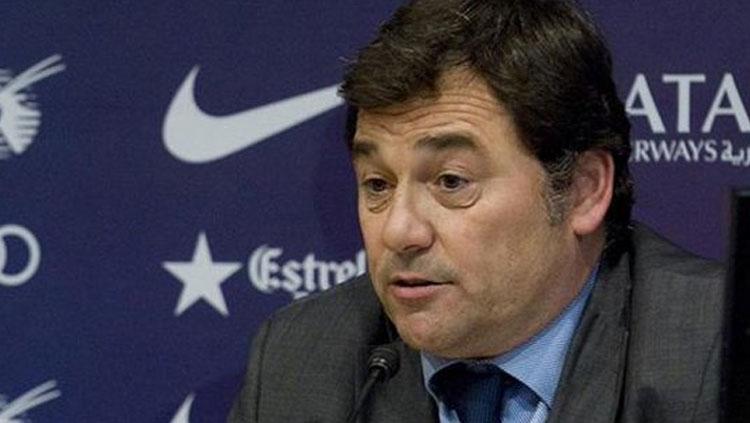 Direktur Sepakbola Barcelona, Raul Sanllehi. Copyright: tribuna.com