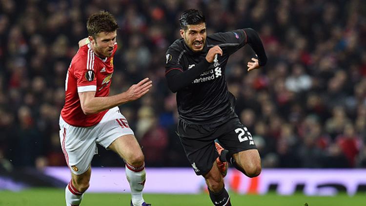 Michael Carrick dan Emre Can. Copyright: INDOSPORT