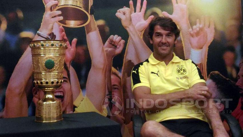 Karl-Heinz Riedle, legenda Timnas Jerman.