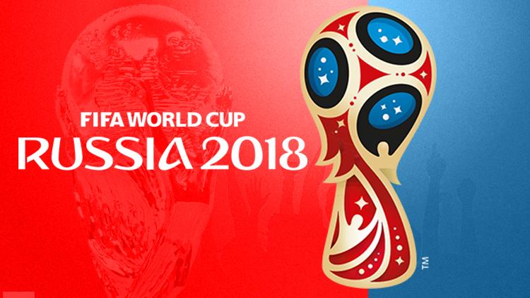 Logo Piala Dunia Rusia 2018.