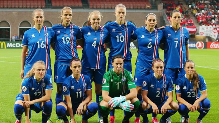 Skuat Timnas Wanita Islandia Copyright: INDOSPORT