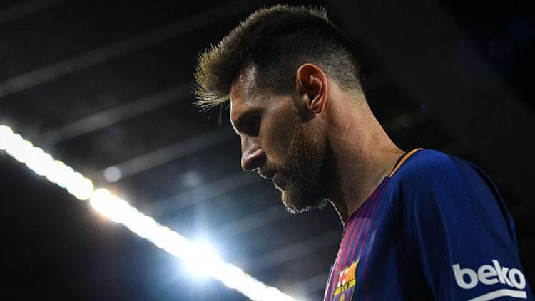 Lionel Messi, pemain megabintang Barcelona.
