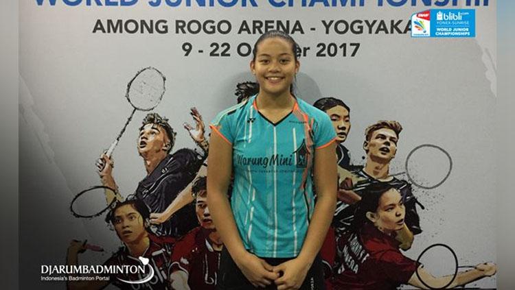 Alyssa Tirtosentono, pebulutangkis Belanda keturunan Indonesia. Copyright: Djarumbadminton.com