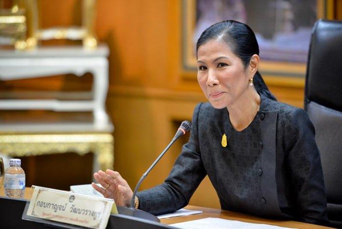 Kobkarn Wattanavrangkul Menteri Olahraga Thailand. Copyright: Istimewa