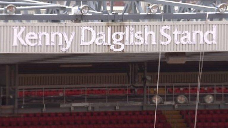 Anfield menjadikan nama Kenny Dalgish sebagai salah satu tribunnya Copyright: SkySport