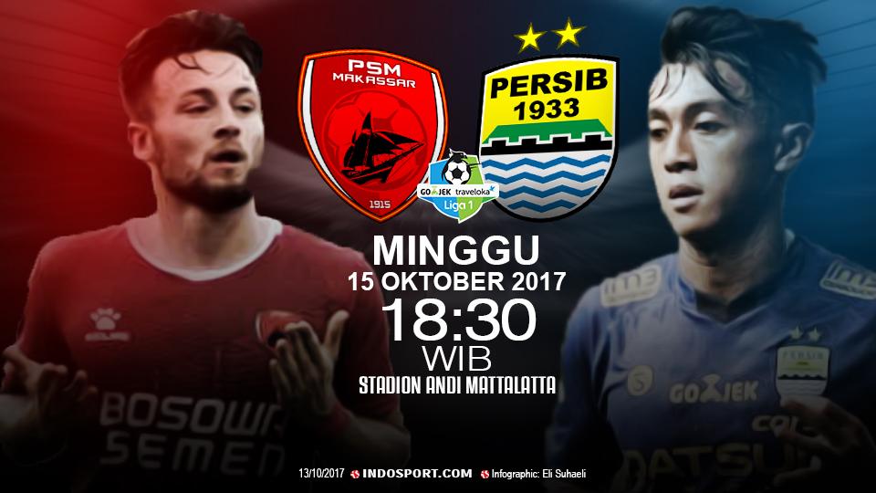 Prediksi PSM Makassar vs Persib Bandung.