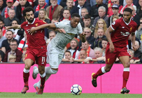 Aksi dari laga Liverpool vs Manchester United Copyright: INDOSPORT