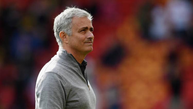 Pelatih Manchester United, Jose Mourinho. Copyright: INDOSPORT