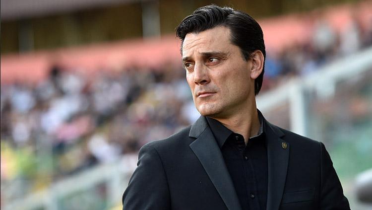 Vincenzo Montella, pelatih AC Milan. Copyright: INDOSPORT