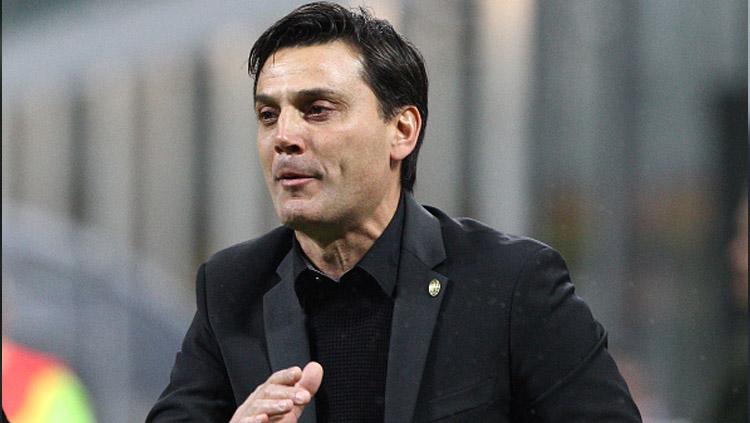 Vincenzo Montella, pelatih AC Milan.