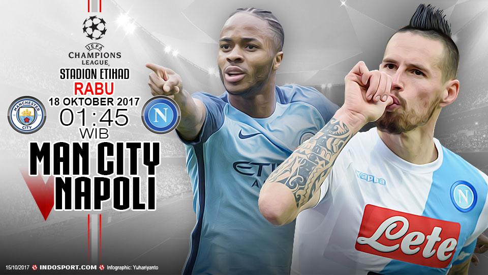 Prediksi Manchester City vs Napoli Copyright: Grafis:Yanto/Indosport.com