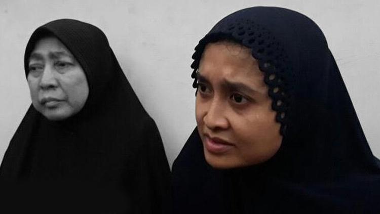 Lidya Anggraeni (kanan) istri Almarhum Choirul Huda. Copyright: Istimewa