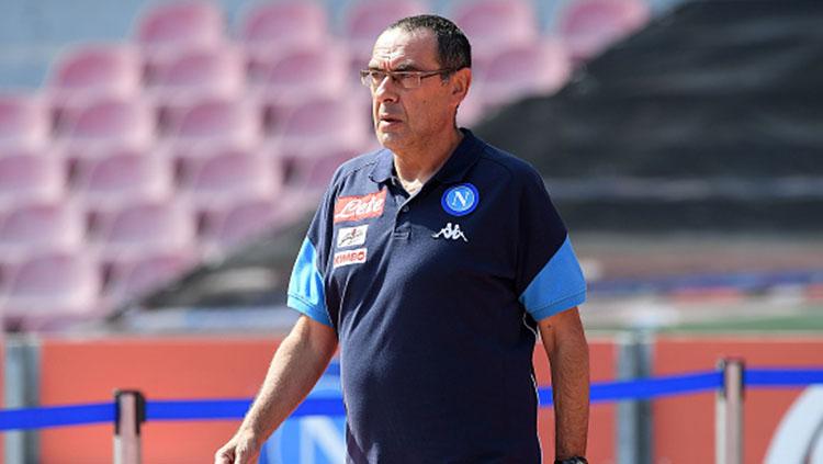 Pelatih Napoli, Maurizio Sarri. Copyright: INDOSPORT