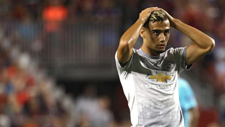 Pemain Manchester United, Andreas Pereira yang dipinjamkan ke Valencia. - INDOSPORT