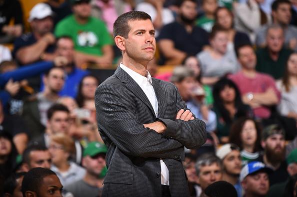 Brad Stevens, pelatih Boston Celtics. Copyright: INDOSPORT