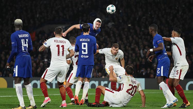 Chelsea 2-2 AS Roma Copyright: INDOSPORT